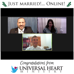 virtual wedding officiant | international wedding